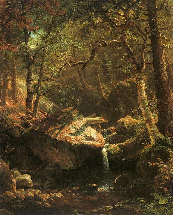 Bierstadt, Albert The Mountain Brook